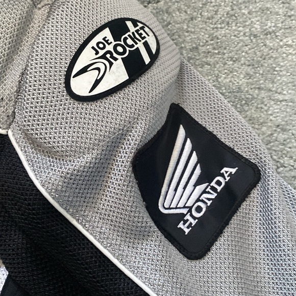 Women’s Honda Black and Gray street bike Motorcycle Jacket - Picture 3 of 6